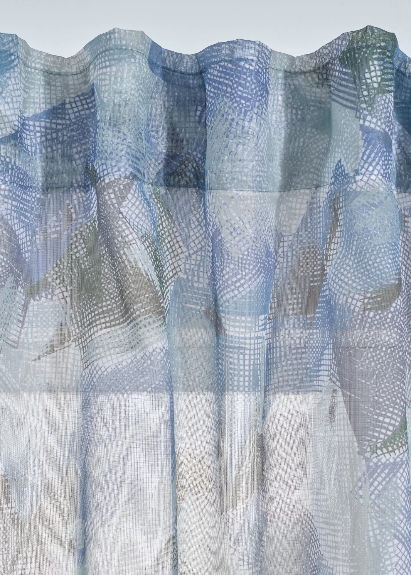 Gordijn met print (1 stuk) • blauw/groen • bonprix online shop