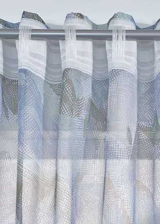 Gordijn met print (1 stuk) • blauw/groen • bonprix online shop