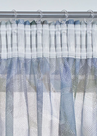 Gordijn met print (1 stuk) • blauw/groen • bonprix online shop