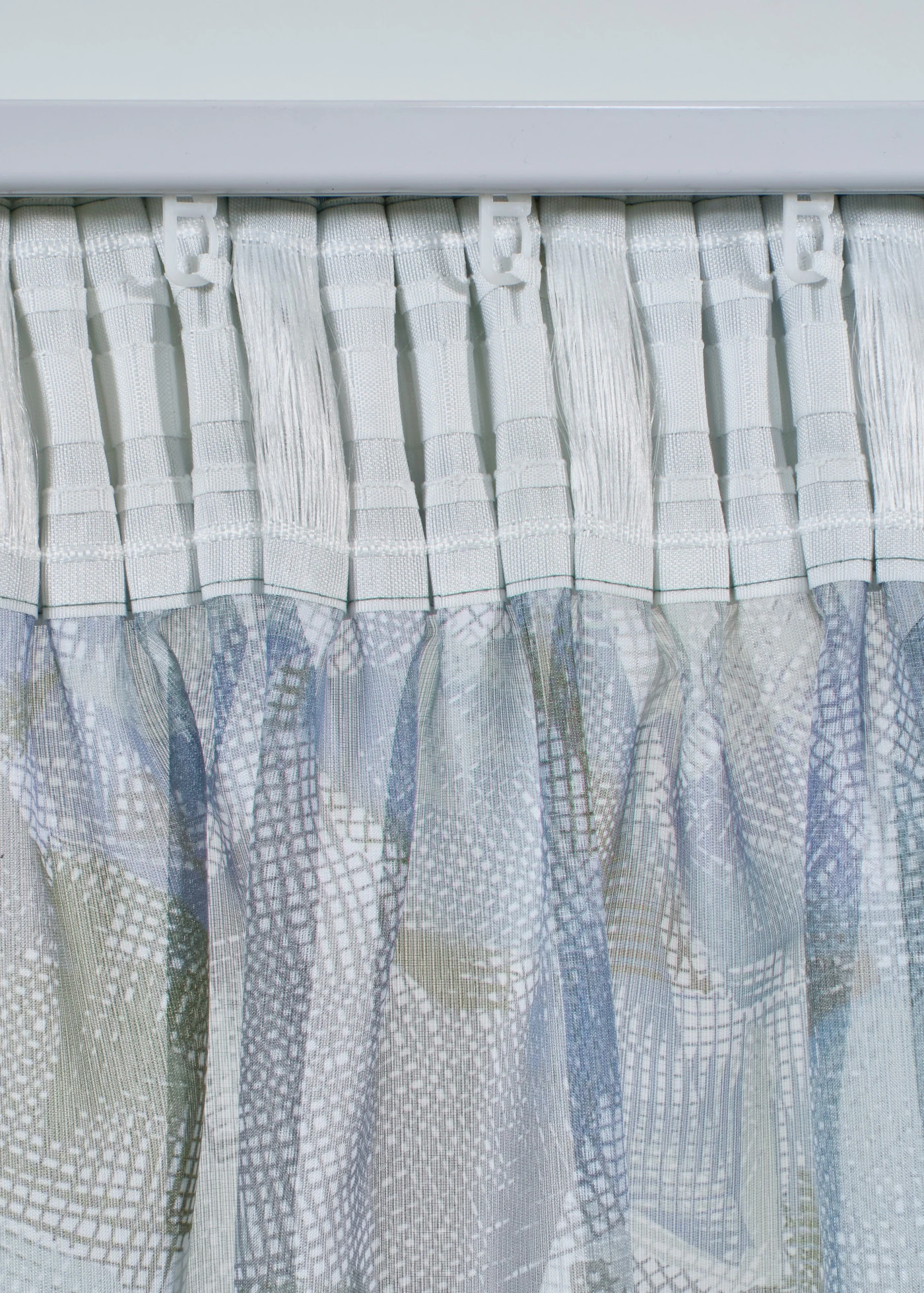 Gordijn met print (1 stuk) • blauw/groen • bonprix online shop