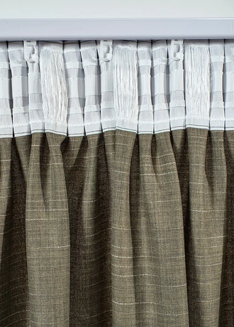 Jacquard gordijn (1 stuk) • groen • bonprix online shop