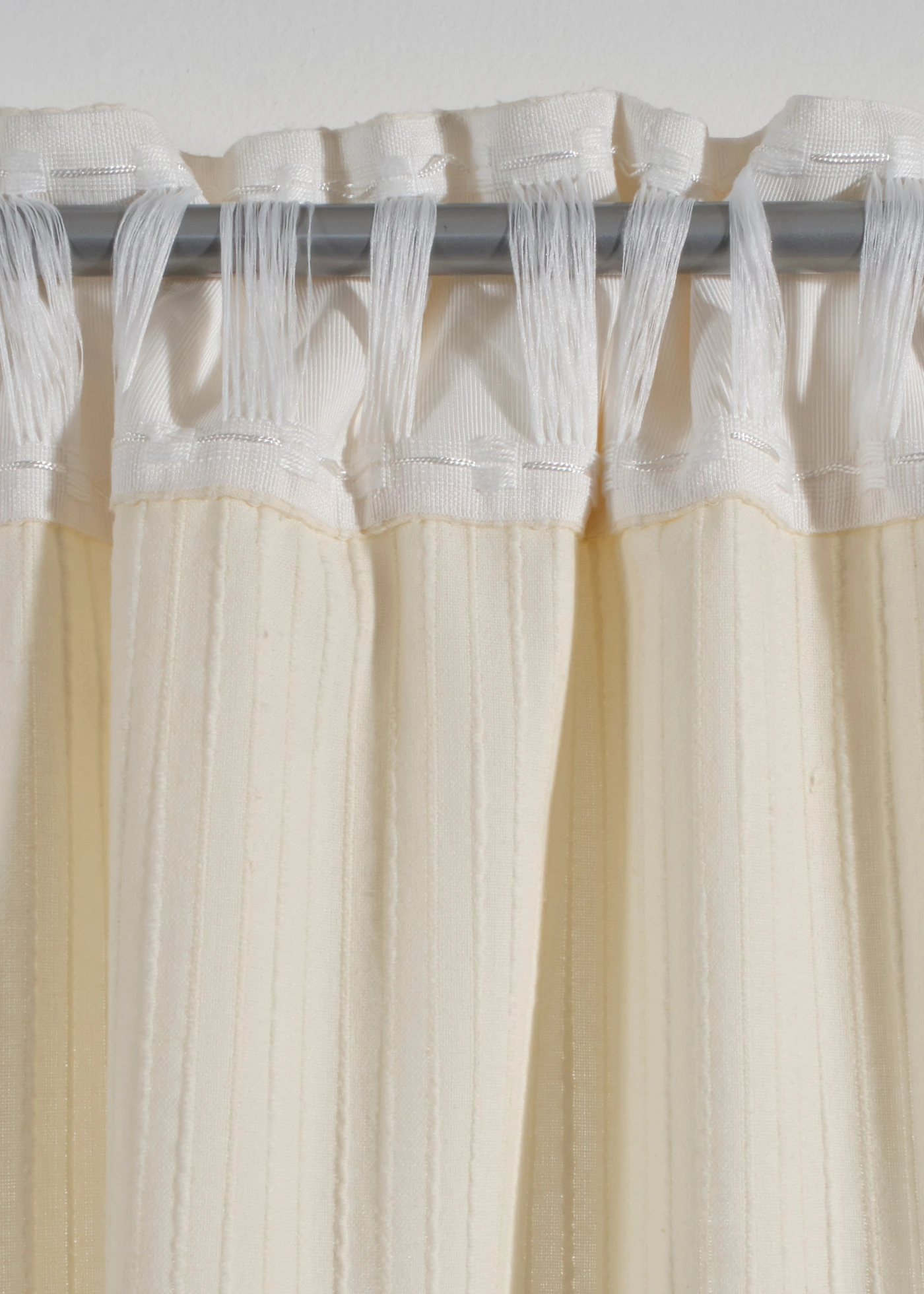 Rideau en coton (1 pce) • crème • Boutique bonprix