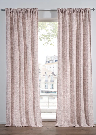 Rideau panneau en coton (1 pce) • beige • Boutique bonprix