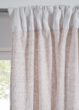 Gordijn van biologisch katoen (1 stuk) • beige • bonprix online shop