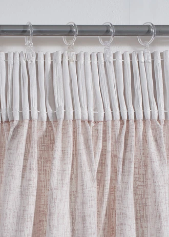 Gordijn van biologisch katoen (1 stuk) • beige • bonprix online shop