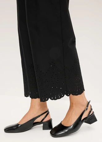 Culotte kalhoty z čisté bavlny • černá • bonprix obchod