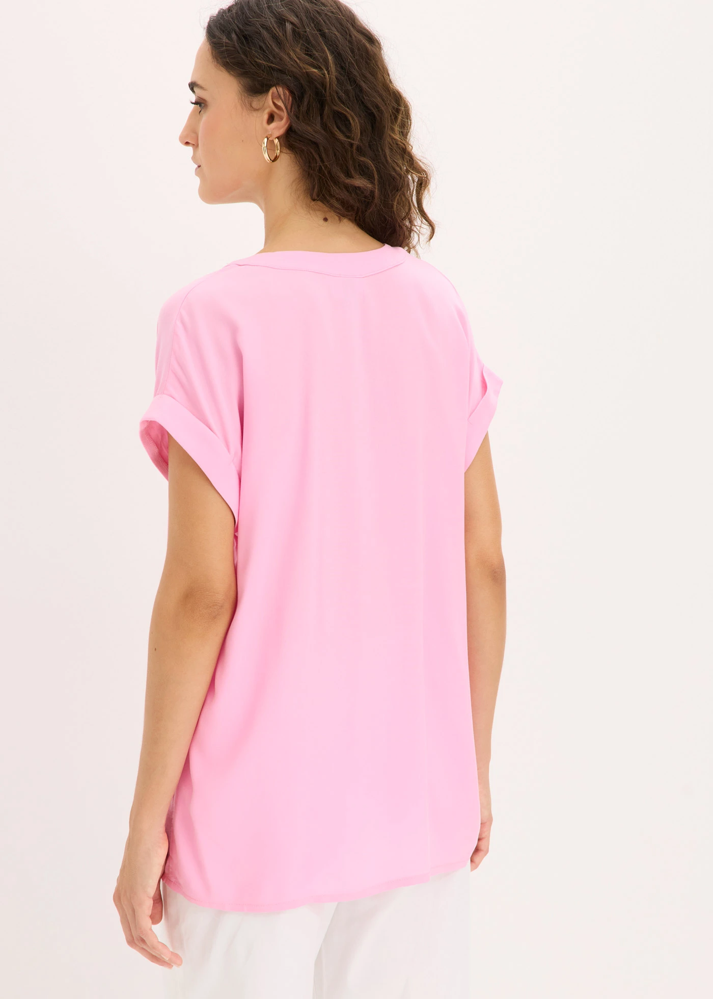 Blouse 100% viscose • rose • Boutique bonprix