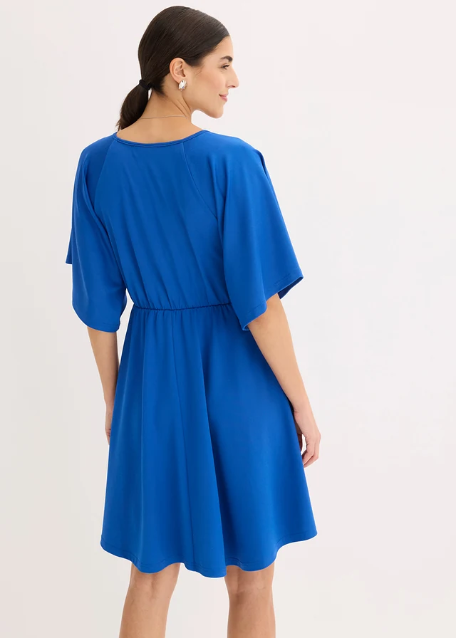 Robe courte avec décolleté plongeant, Couleur: noir