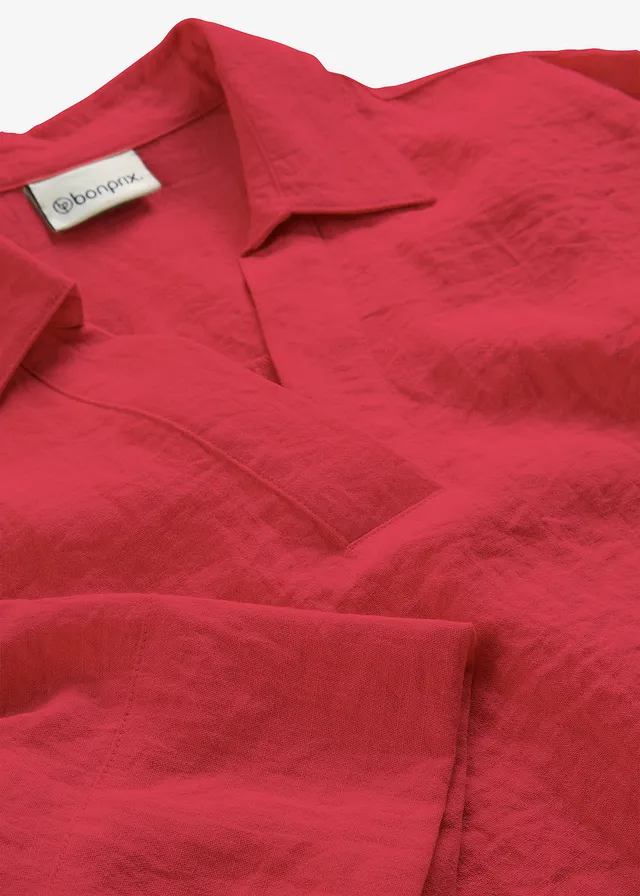 Tunique douce en viscose majoritaire • rouge cerise • product-page.page-title-suffix