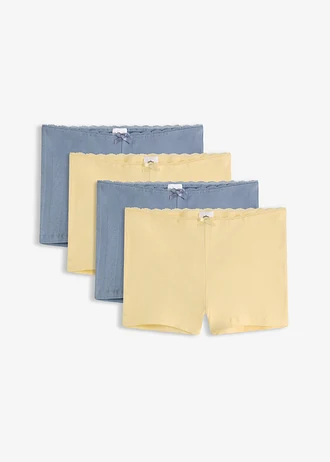 Lot de 4 boxers en coton doux