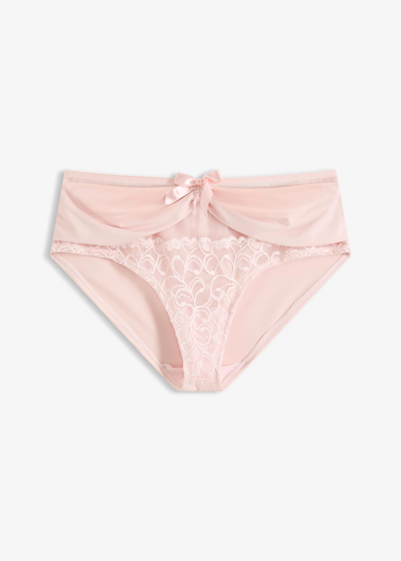 Figi panty z poliamidu z recyklingu • kremowy jasnoróżowy • sklep bonprix