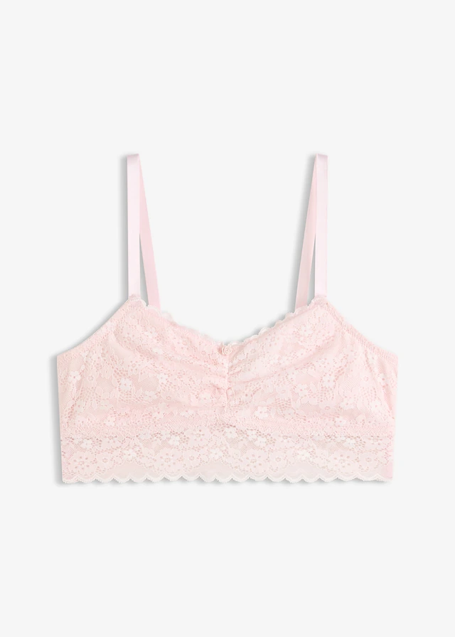 Bralette met zachte katoenen voering, Kleur: lichtroze