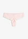 Slip brésilien en dentelle douce, Couleur: rose clair
