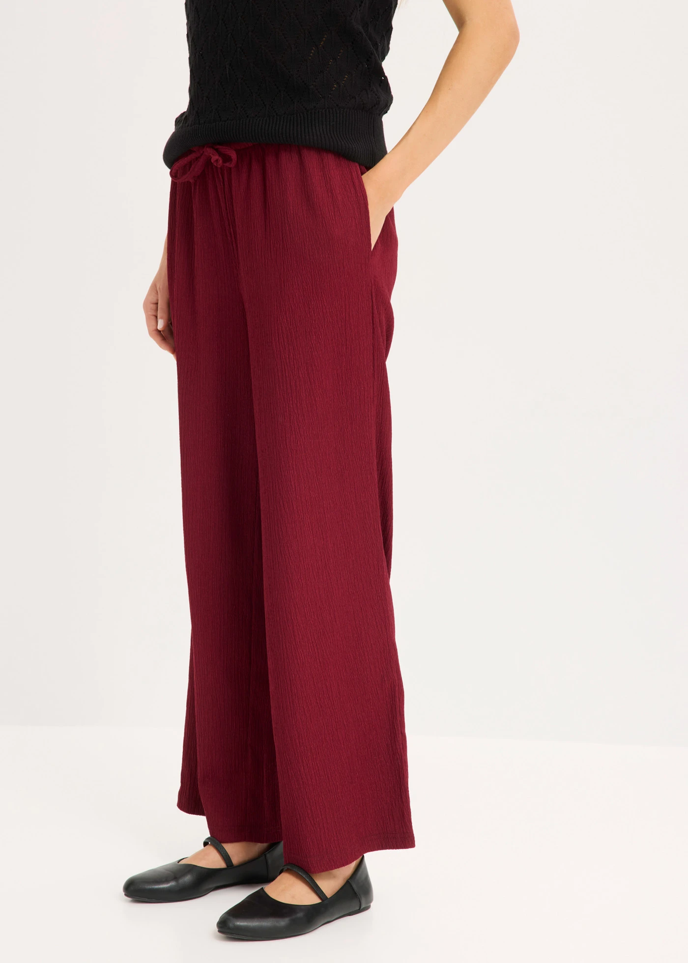Jersey broek • esdoornrood • bonprix online shop
