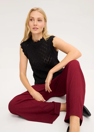 Pantalon en jersey • rouge érable • Boutique bonprix