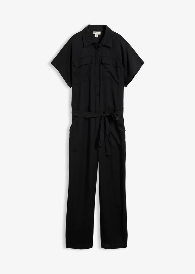 Combinaison en lyocell fluide • noir • Boutique bonprix