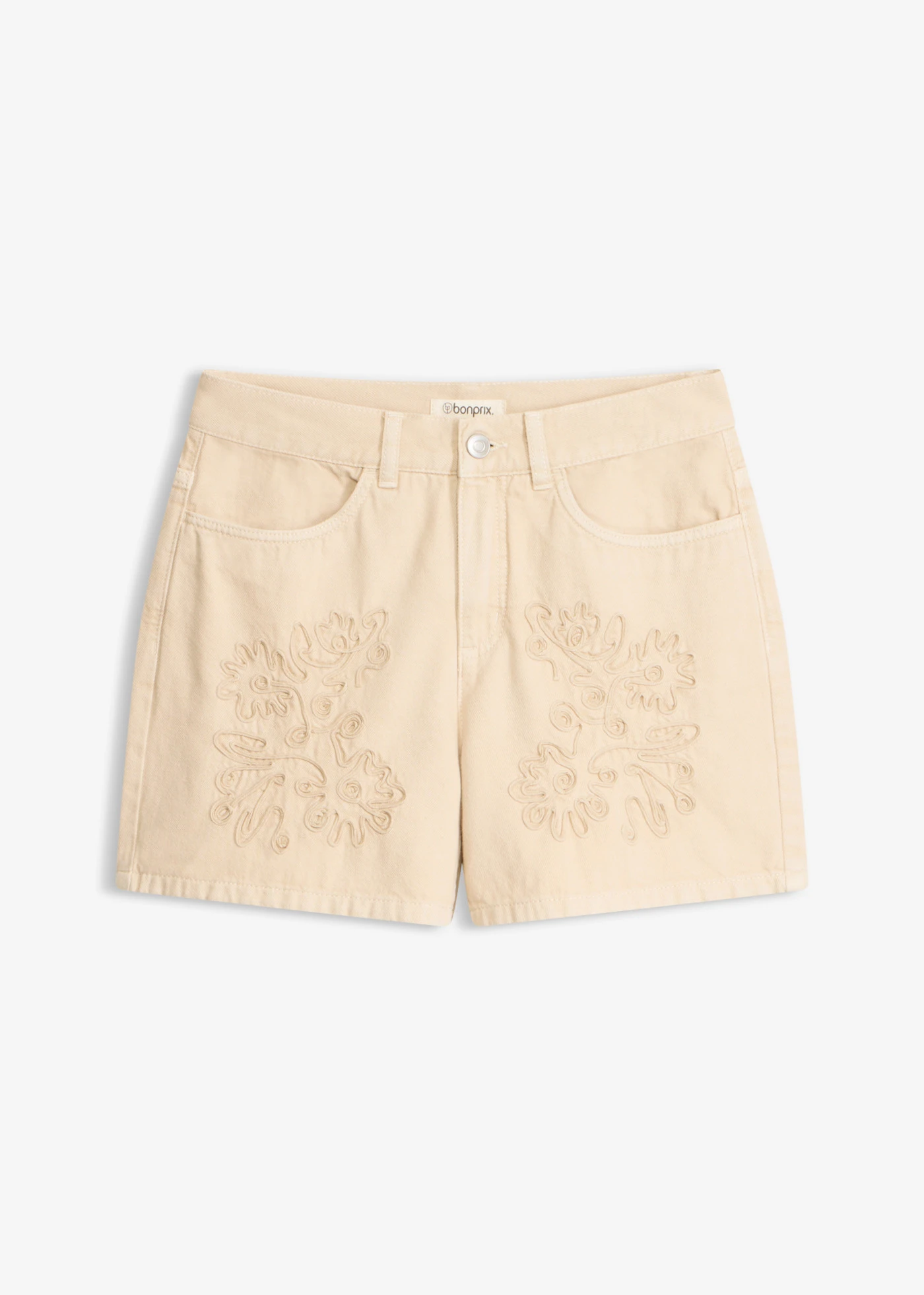 Bermuda 100% coton • sable clair • Boutique bonprix