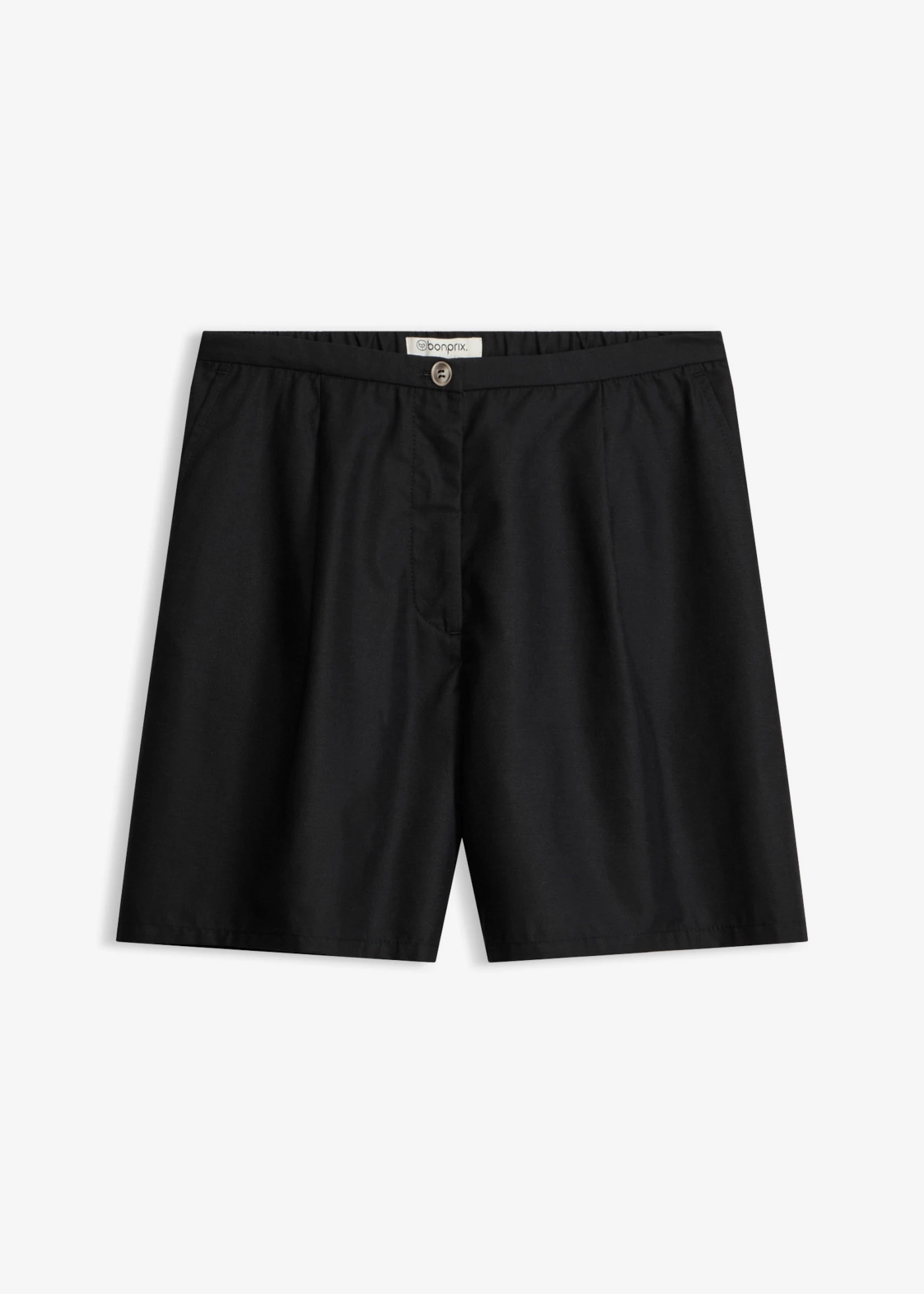 Bermuda met comfortabele tailleband • zwart • bonprix online shop