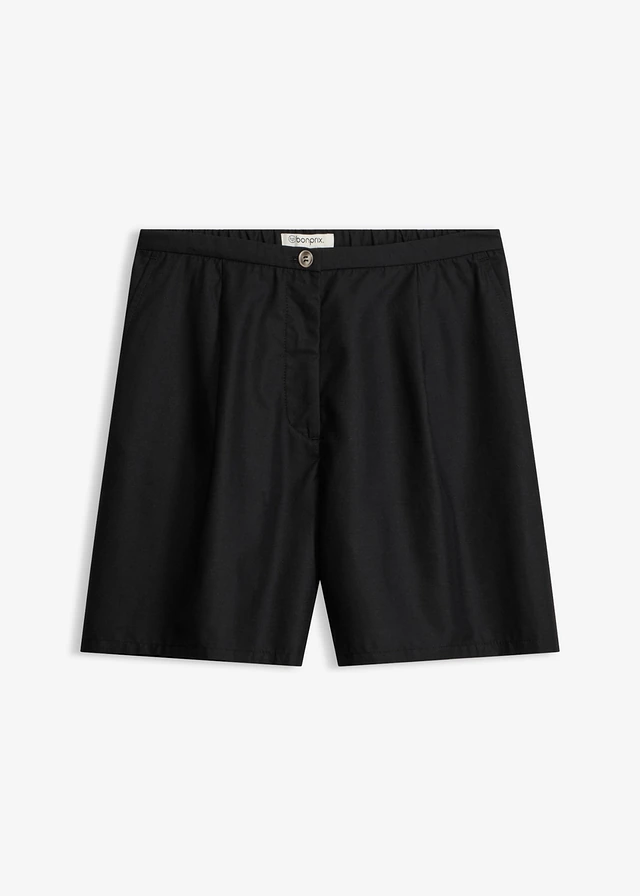 Bermude cu talie confortabilă • negru • magazin bonprix