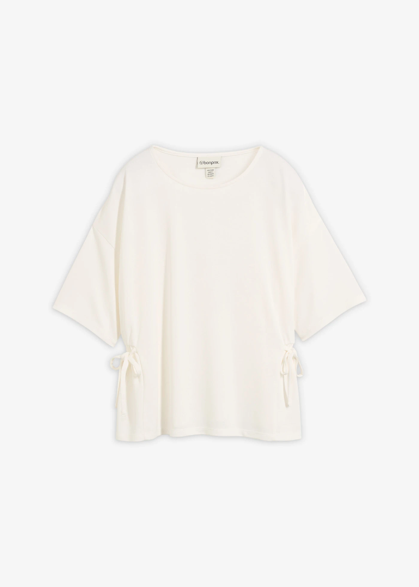 T-shirt doux en viscose mélangée • écru • Boutique bonprix