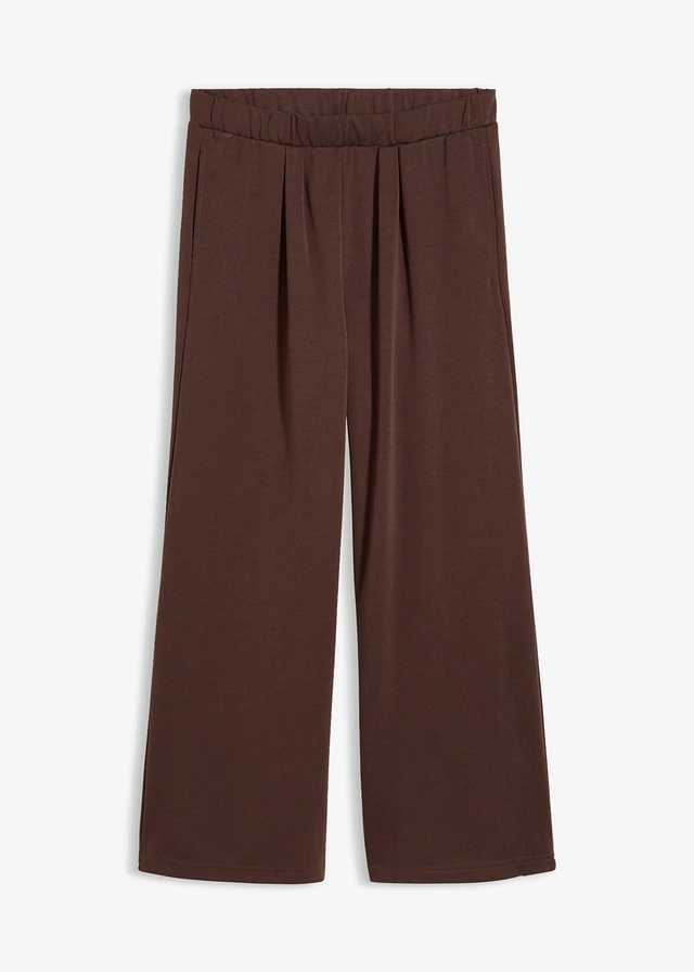 Pantalon en jersey • marron foncé • Boutique bonprix