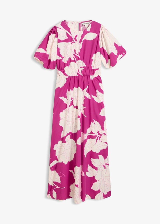 Maxi ruha tiszta pamutból • fukszia pink • bonprix áruház