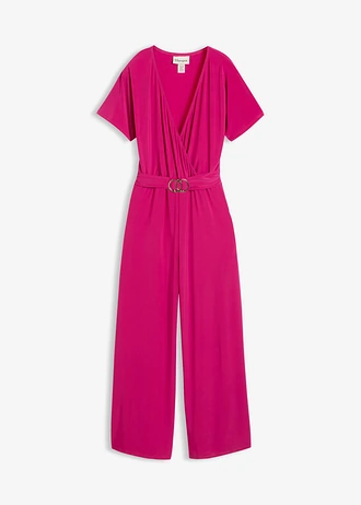 Žerzejový overal, barva: fuchsiově pink