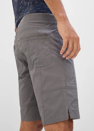 Stretchbermuda met elastische band, regular fit • rookgrijs • bonprix online shop
