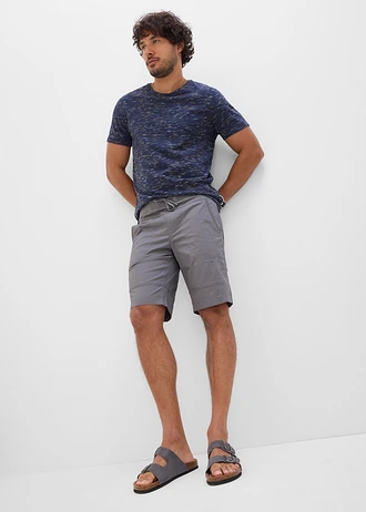 Bermude cu stretch cu talie elastică, Regular Fit • gri fumuriu • magazin bonprix