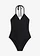 Maillot 1 pièce dos nu, Couleur: noir