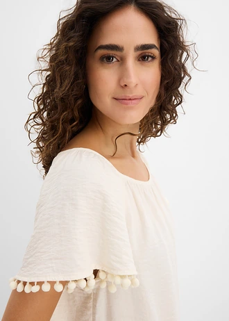 Blouse douce • écru • Boutique bonprix