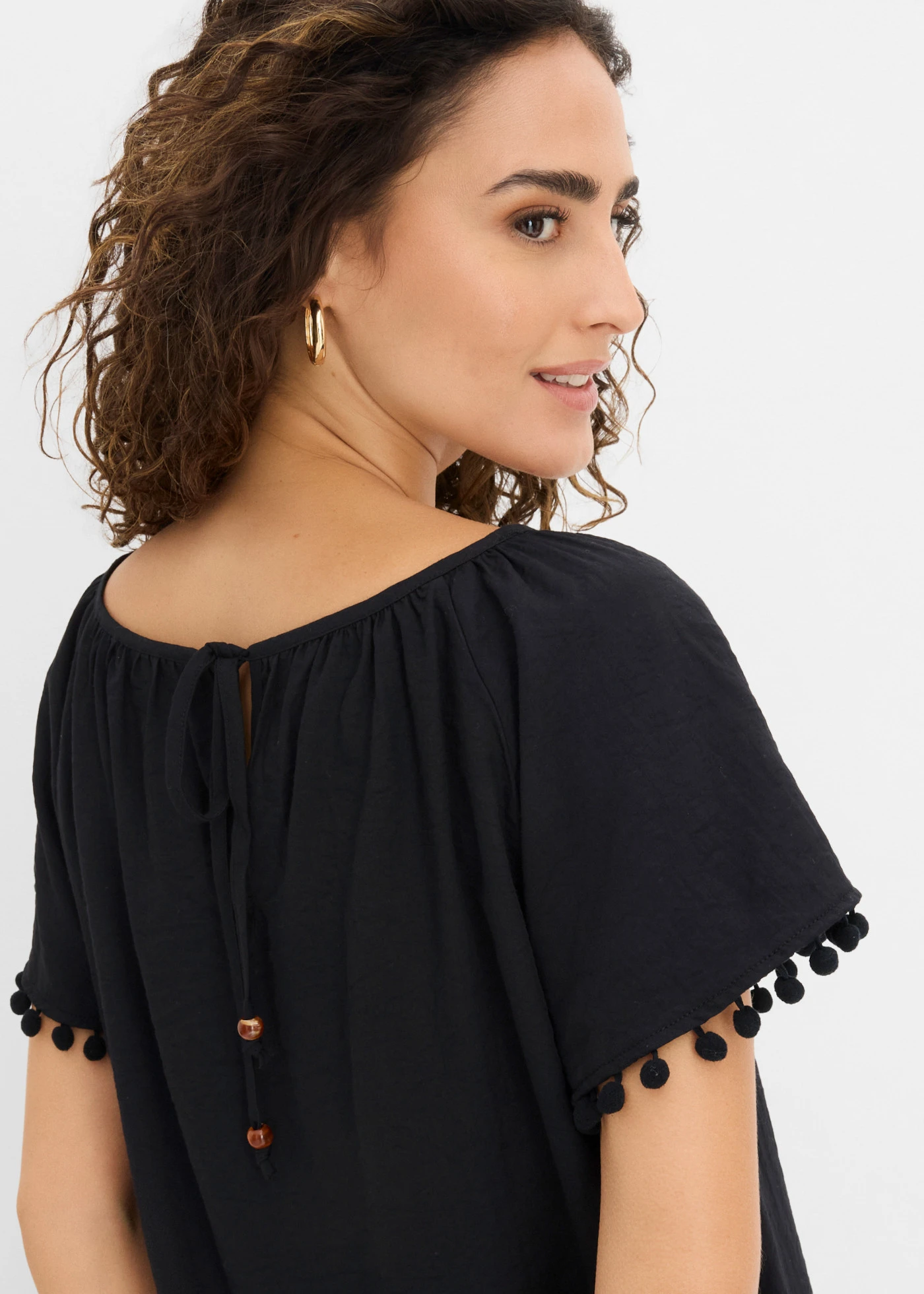 Blouse douce • noir • Boutique bonprix