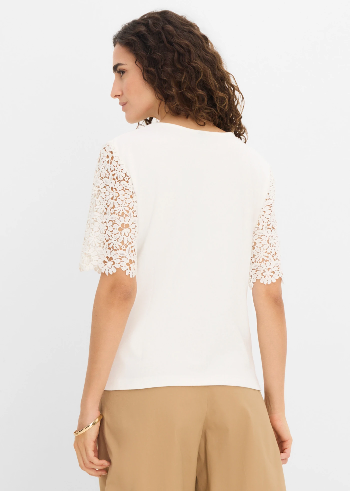 Shirt van katoen • wolwit • bonprix online shop