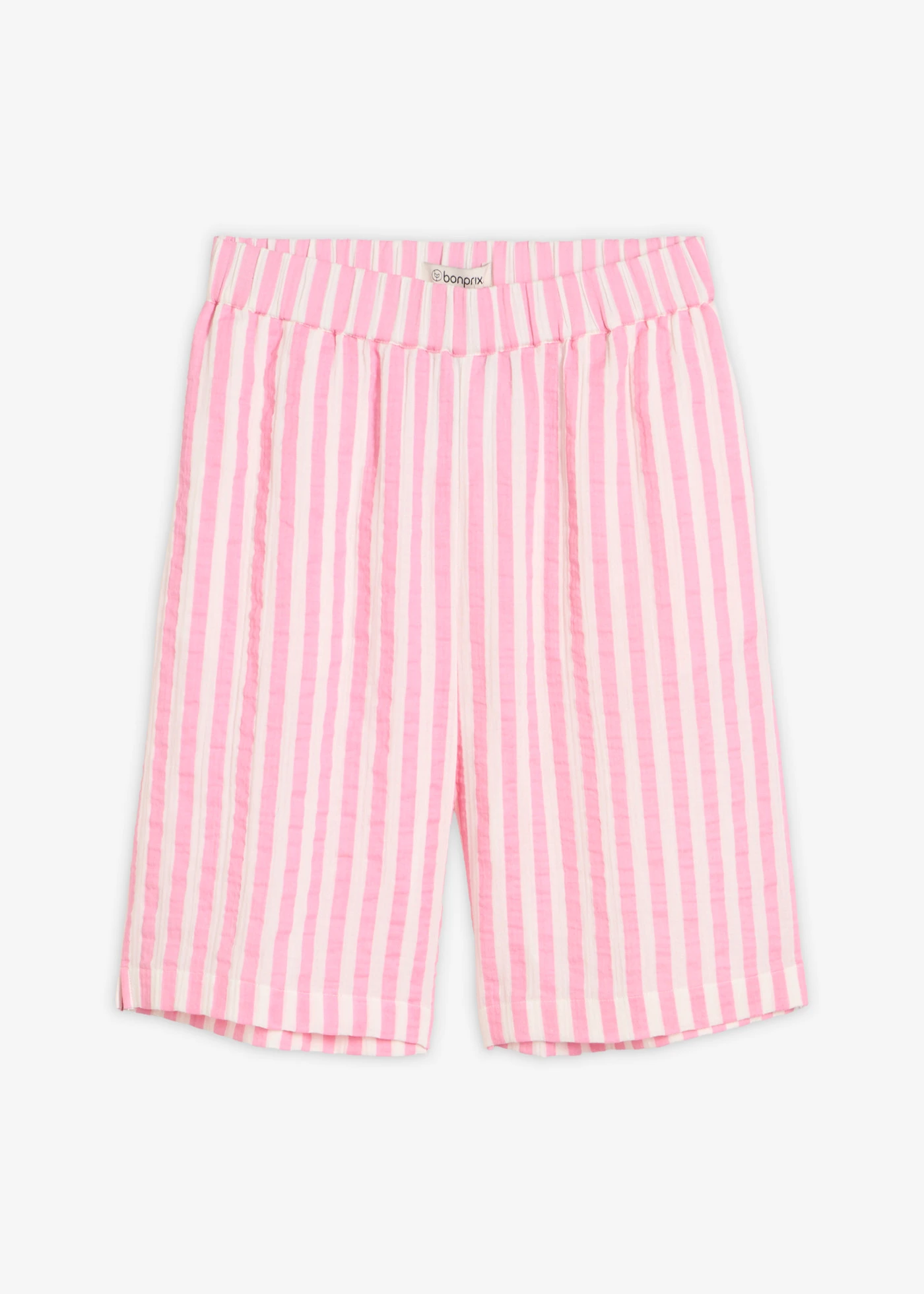 Short en gaze 100% coton • rose/écru • Boutique bonprix