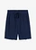 Bermuda van luchtige mousseline, Kleur: donkerblauw
