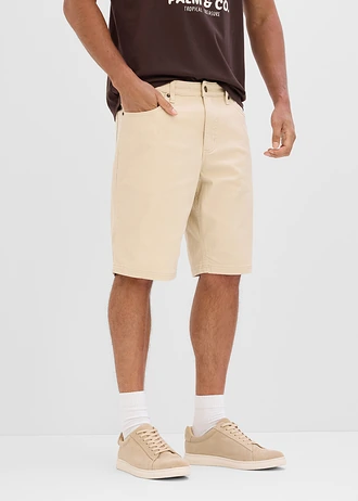 Classic fit stretch bermuda • lichtsand • bonprix online shop