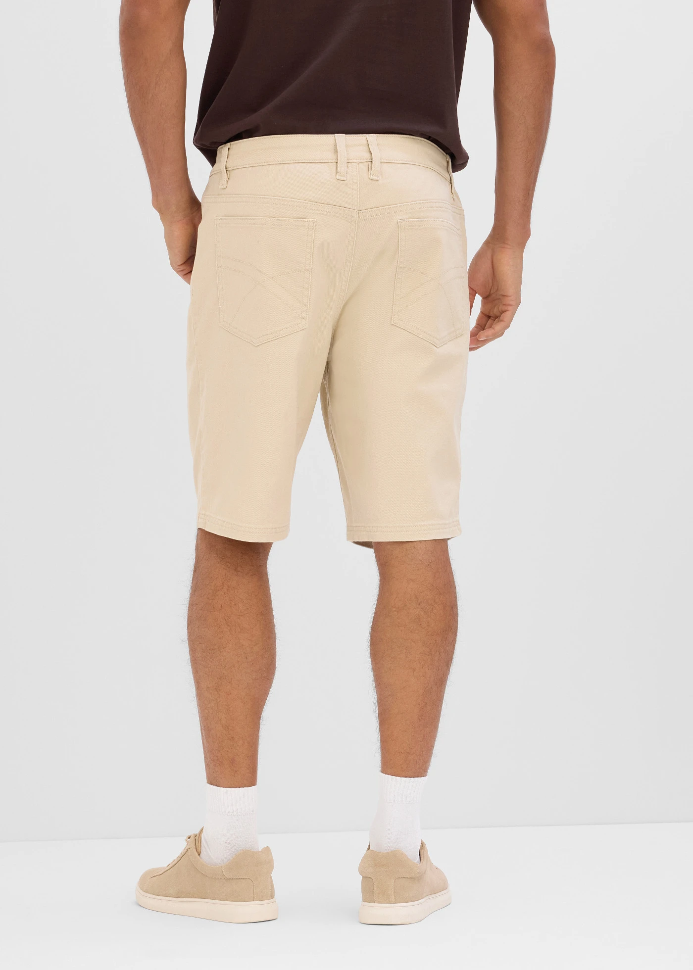 Classic fit stretch bermuda • lichtsand • bonprix online shop
