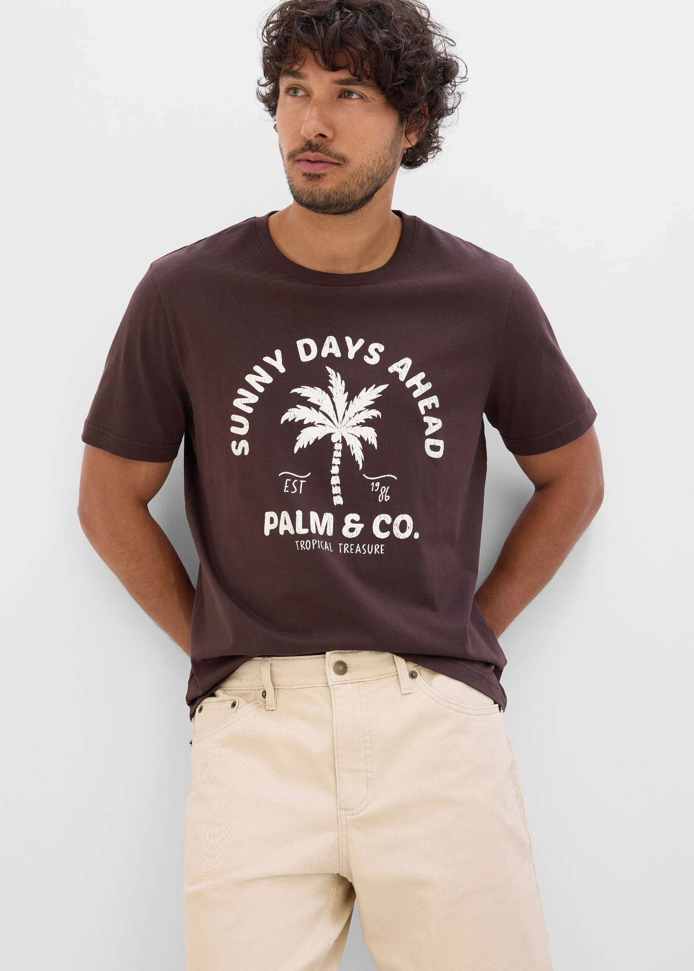 Classic fit stretch bermuda • lichtsand • bonprix online shop