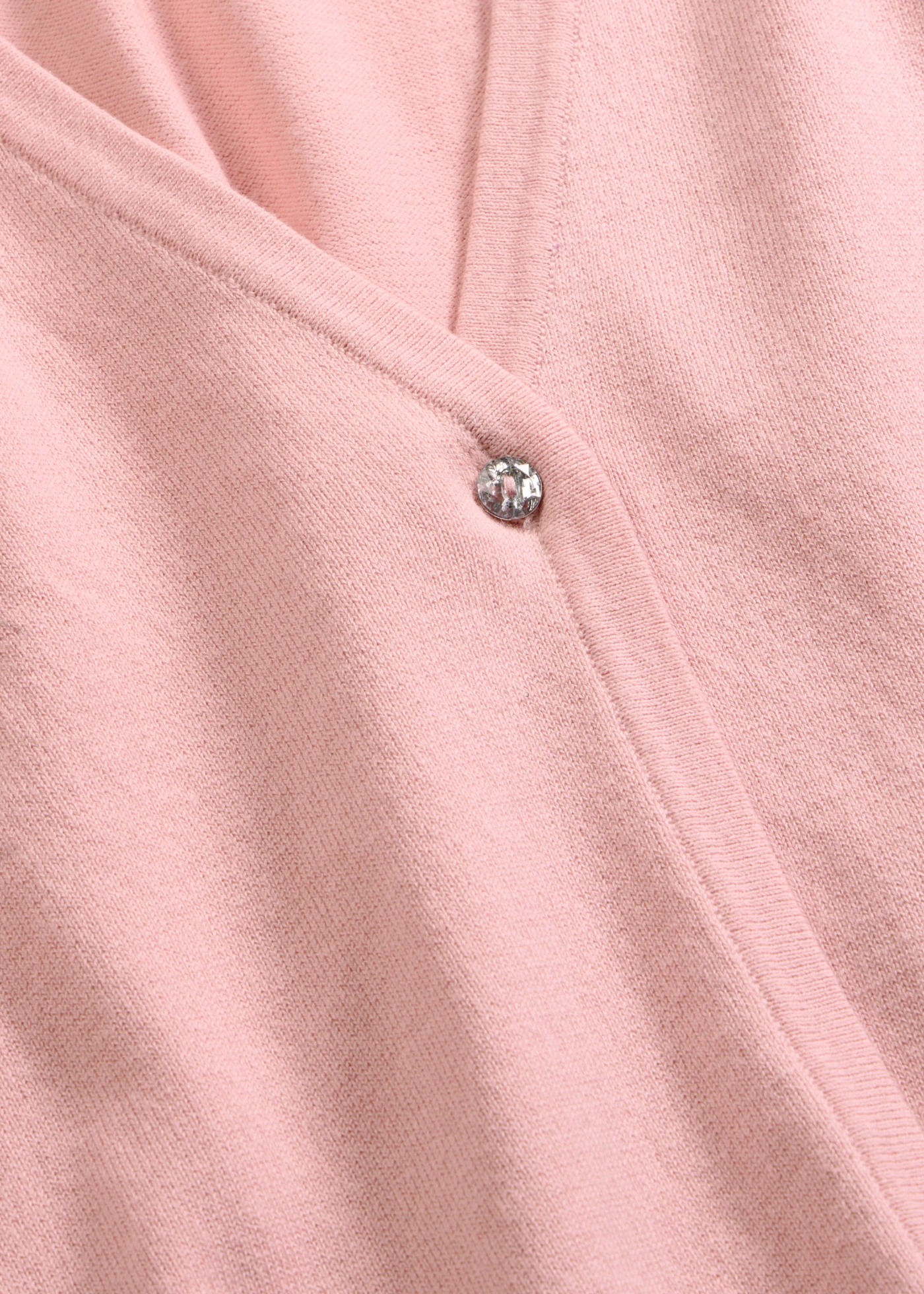 Gilet simple en fine maille • rose cendré • Boutique bonprix