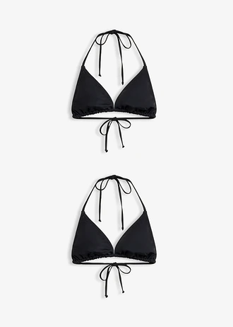 Lot de 2 hauts de maillot triangle