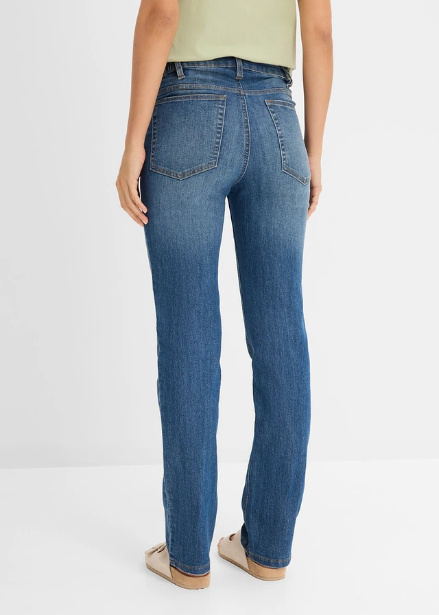 Jean droit pour la grossesse et après • bleu moyen denim • product-page.page-title-suffix