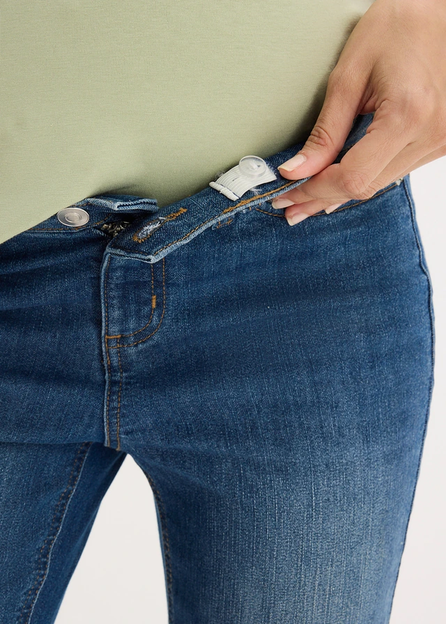 Jean droit pour la grossesse et après • bleu moyen denim • product-page.page-title-suffix