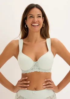 Soutien-gorge à coques et bretelles rembourrées • menthol clair • Boutique bonprix