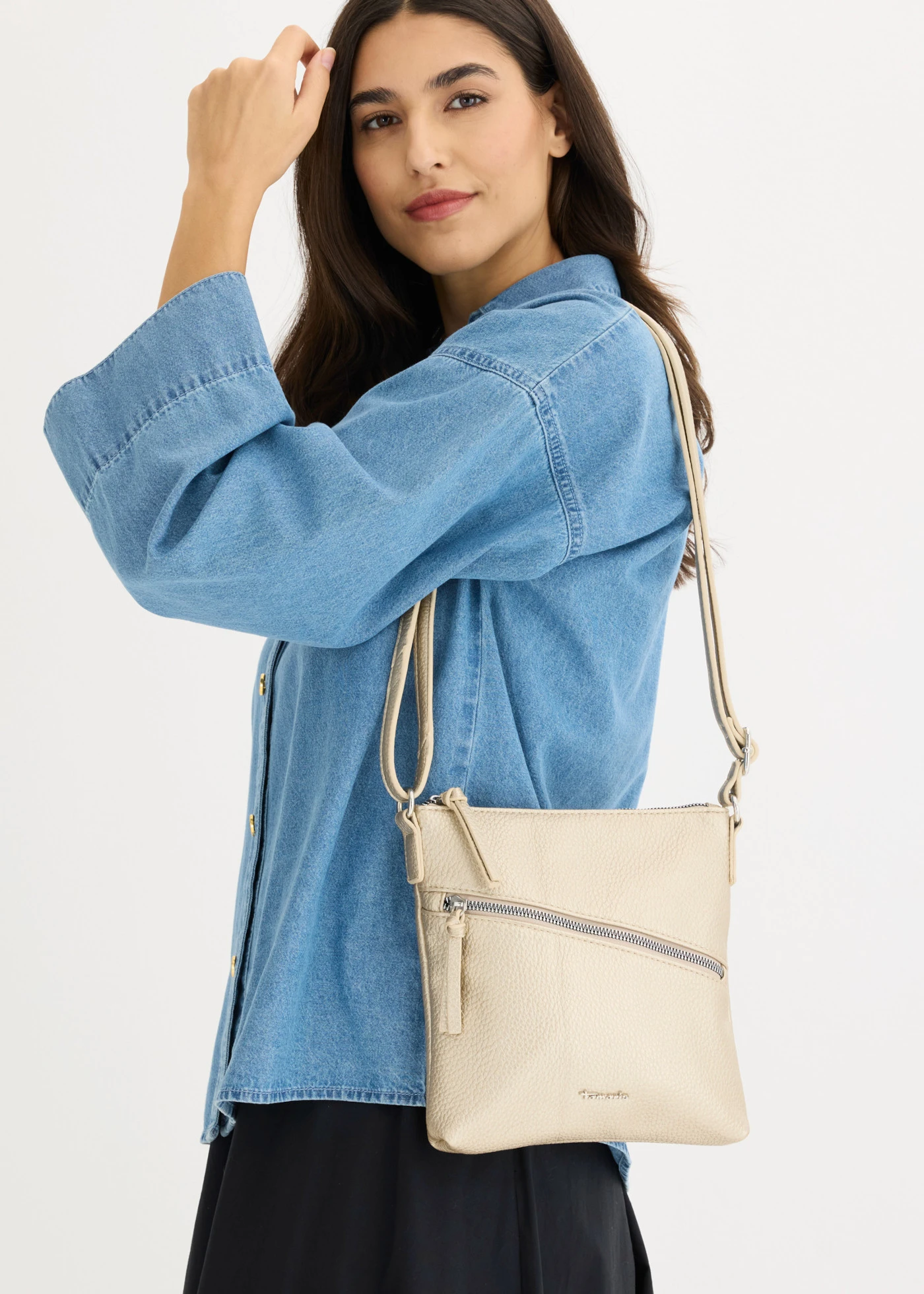 Tamaris schoudertas • goudkleurig • bonprix online shop