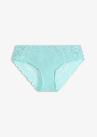 Culotte avec dentelle • bleu aqua • Boutique bonprix