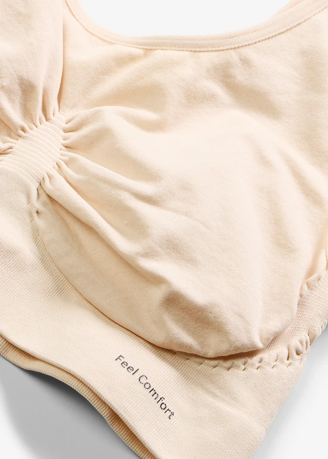 Lot de 2 brassières sans couture Feel Comfort • beige sable • product-page.page-title-suffix