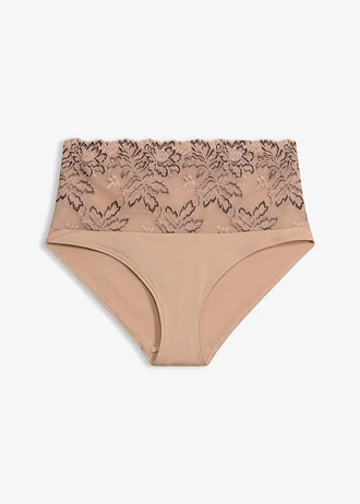 High Waist női alsó finom csipkével