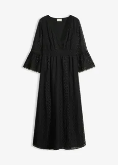 Rochie maxi, aspect croșetat