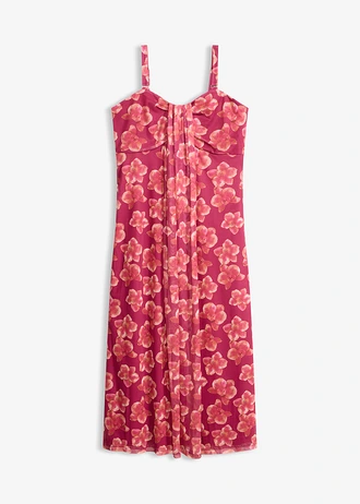 Maxi jurk met mesh