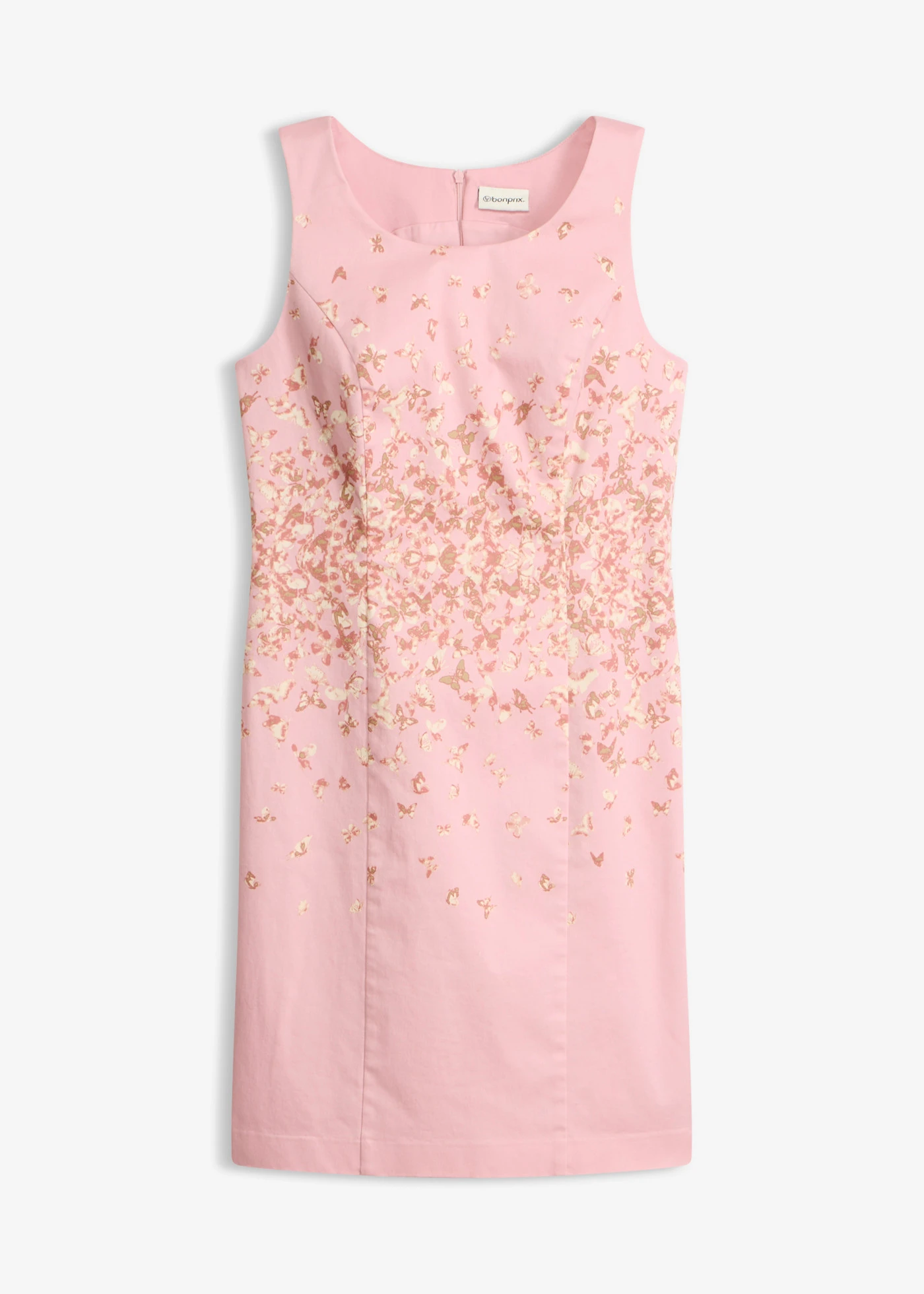 Kokerjurk met print • asroze met print • bonprix online shop